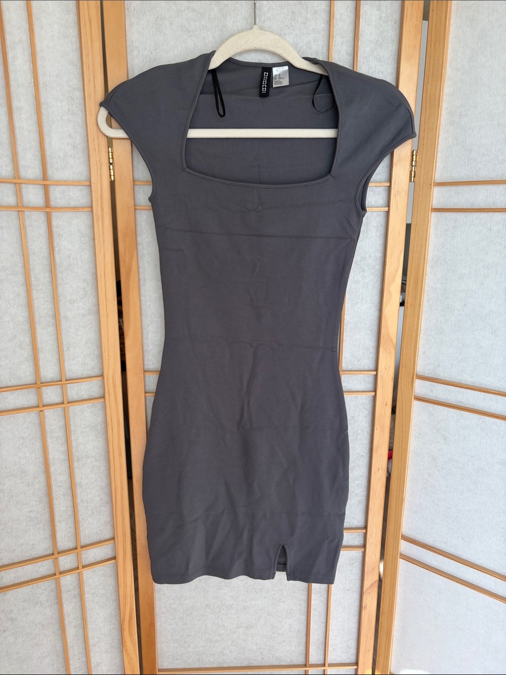 Gray Bodycon Dress